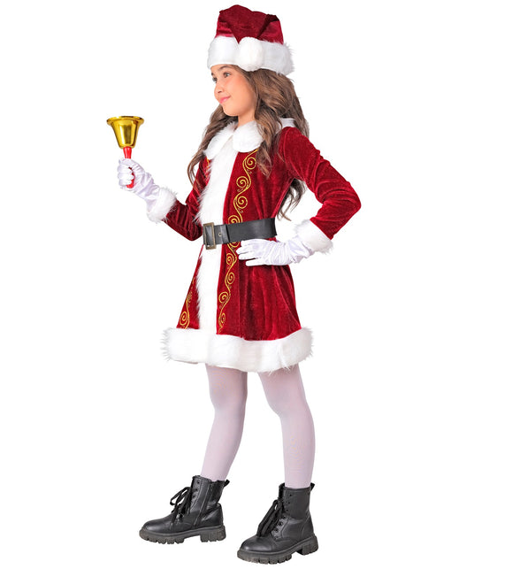 Kerstvrouw jurkje Claus kinderen — foto 3