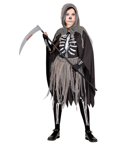 Grimreaper kostuum voor kinderen Skelety