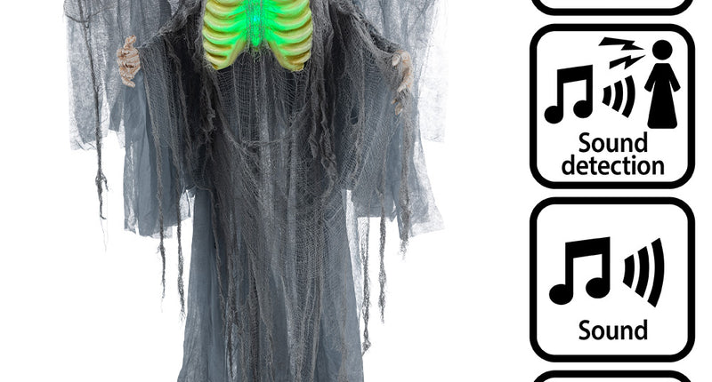 Staande decoratie Crypt keeper 170 cm Halloween LED