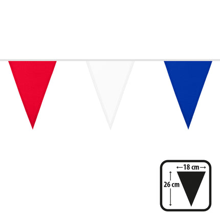 Nederland vlaggenlijn rood wit blauw 6 meter
