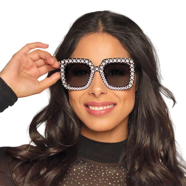 Strass bril detail