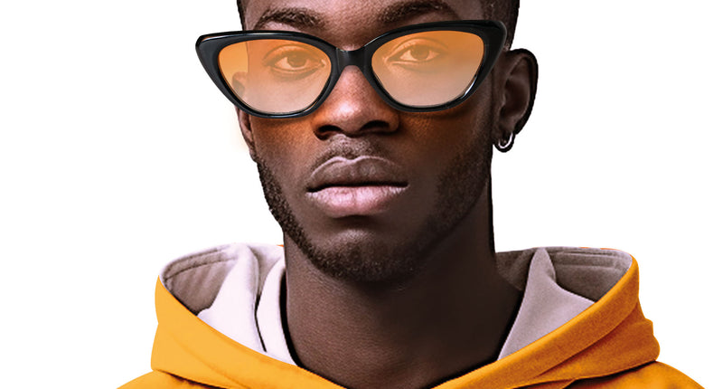 Rapper bril zwart hiphop