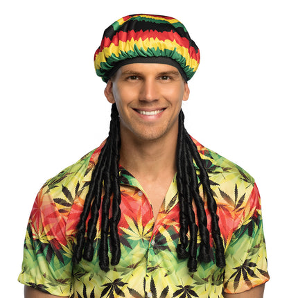 Muts Jamaica met Rasta haar dreads