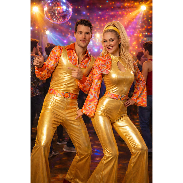 Kostuum Funky queen sfeer 70s