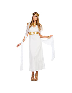 Kostuum Godin Hera Griekse godin toga dames