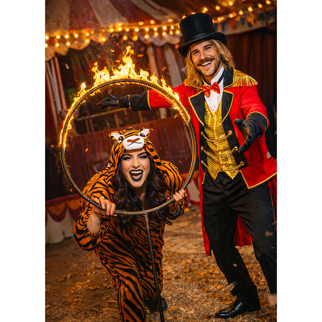 Kostuum Circus director ringmaster achterkant