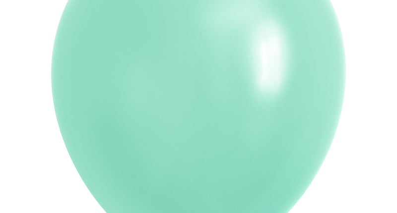 40 ballonnen Macaron Tiffany blauw 10 inch