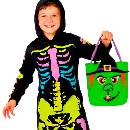 Tas trick-or-treat heksen sfeerbeeld – verkleedkleding
