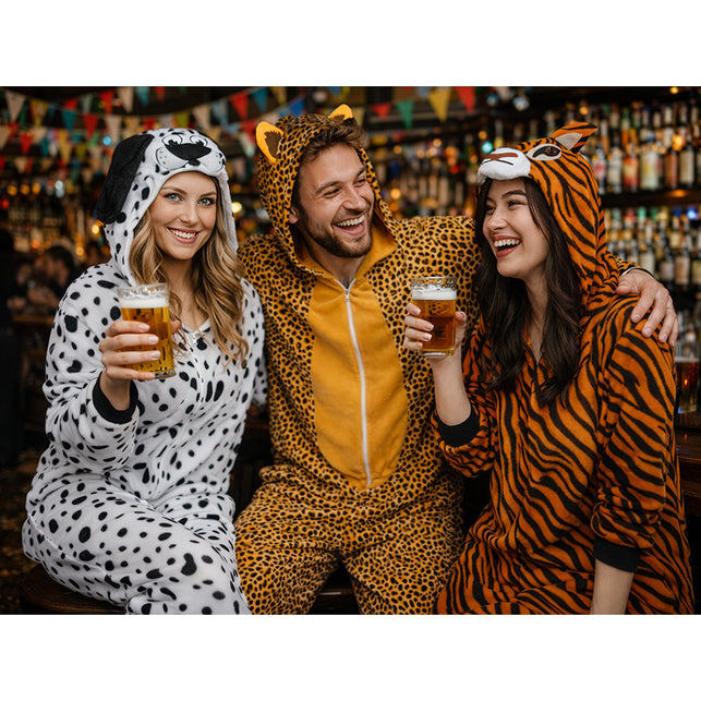 Honden-pak voor groepskostuum carnaval