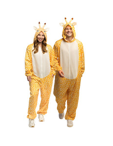 Pluche giraffepak volwassenen bruin