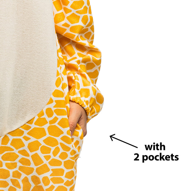 Giraffe-kostuum met hoorntjes