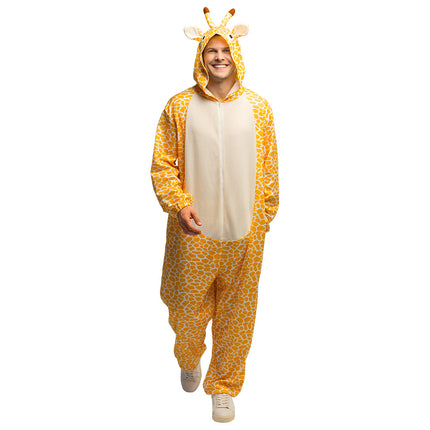 Pluche giraffepak met lange hals