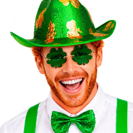 Hoed St. Patrick's Day pailletten detailopname – hoeden