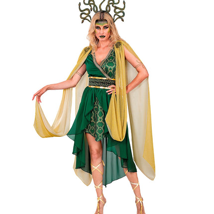Medusa jurk voor dames achterkant – kostuums