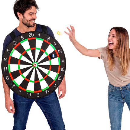 Dart game kostuum voor volwassenen detailopname – kostuums
