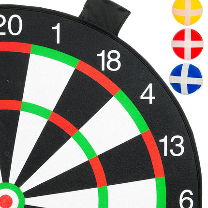 Dart game kostuum voor volwassenen achterkant – kostuums