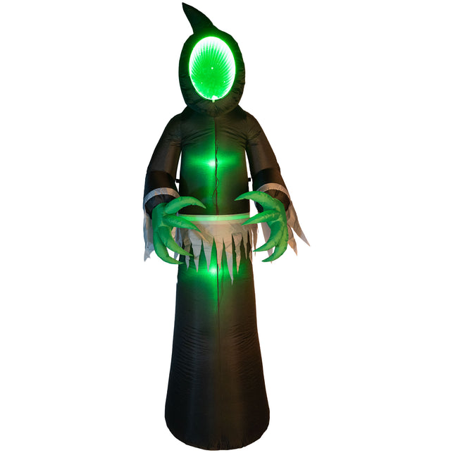 Opblaasbaar spook met LED 240 cm