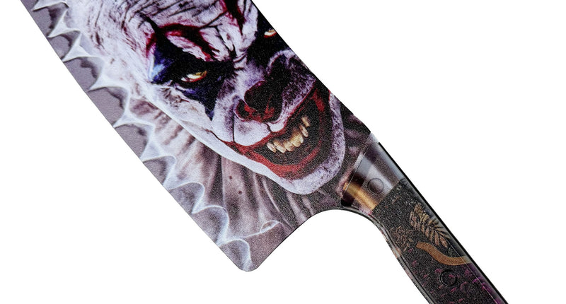 Creepy clown hakbijl Halloween verkleedwapen