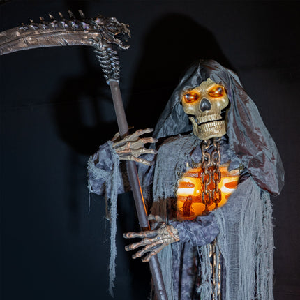 Bewegende Halloween animatronic met lichteffect