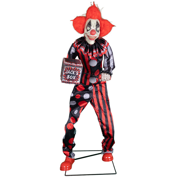 Animatronic horrorclown Jester Jack 175 cm