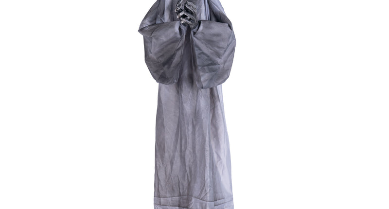Biddend vrouwenbeeld 180 cm animatronic