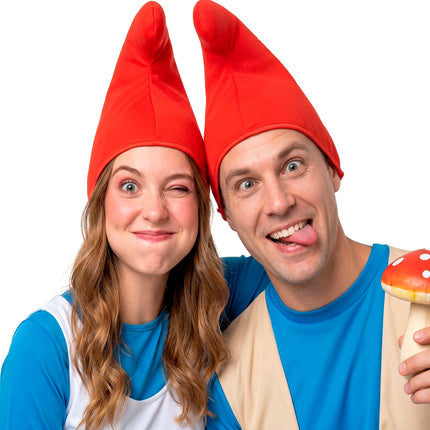 Hoed dwerg rood achterkant – hoeden