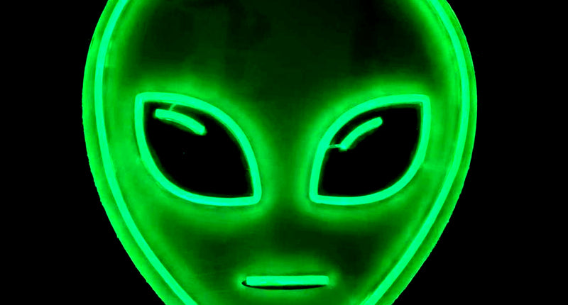 Neon licht alien LED bord