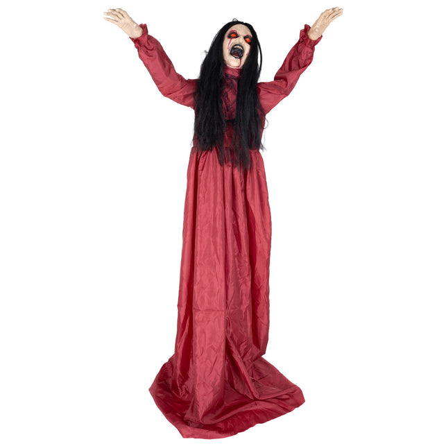 Animatronic meisje met gebroken rug 157 cm