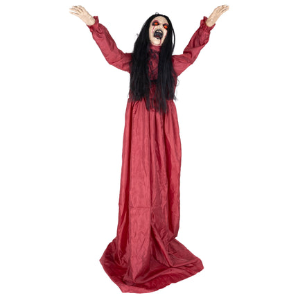 Animatronic meisje met gebroken rug 157 cm