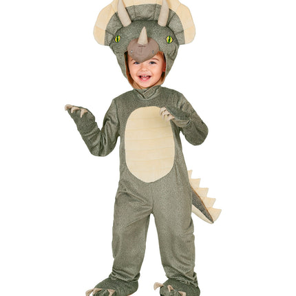 Triceratops jumpsuit voor jongens achterkant – kostuums