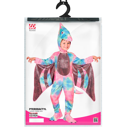 Pterodactyl jumpsuit voor meisjes totaalbeeld – kostuums