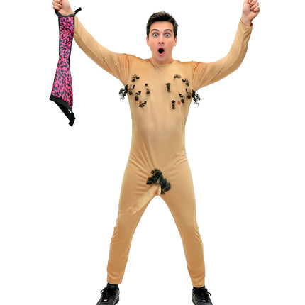Gemene stripper jumpsuit met underpants voor heren sfeerbeeld – kostuums