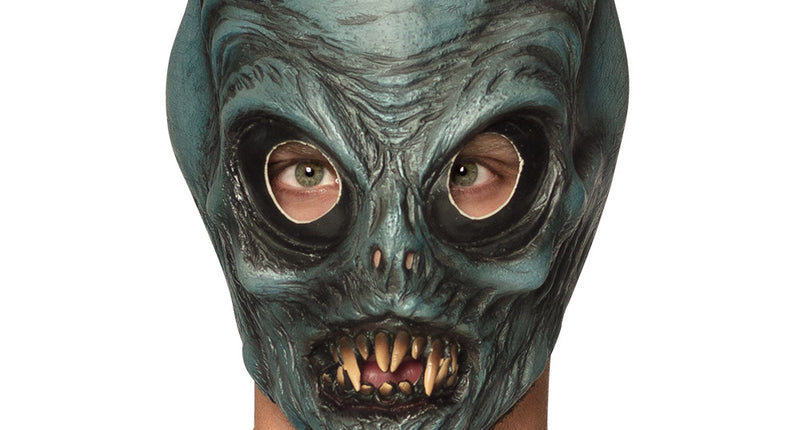 Latex hoofdmasker Alien