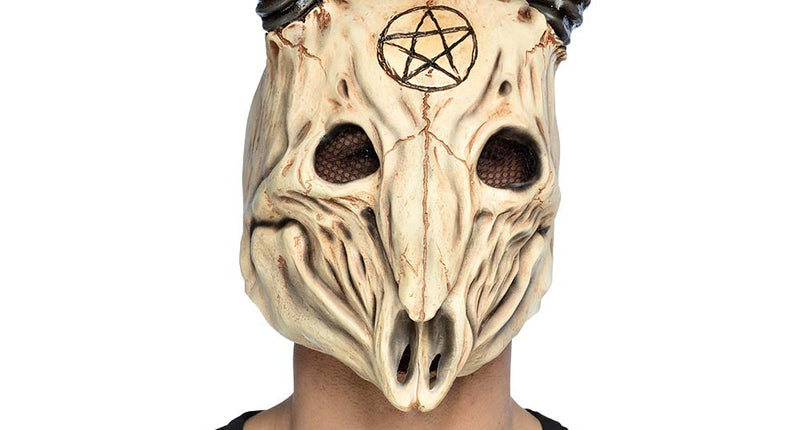 Latex hoofdmasker Ram schedel