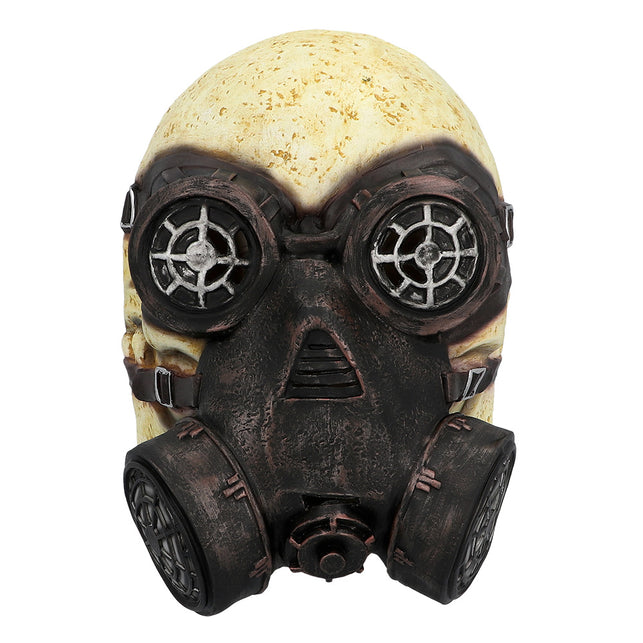 Latex hoofdmasker Gas skull — foto 2
