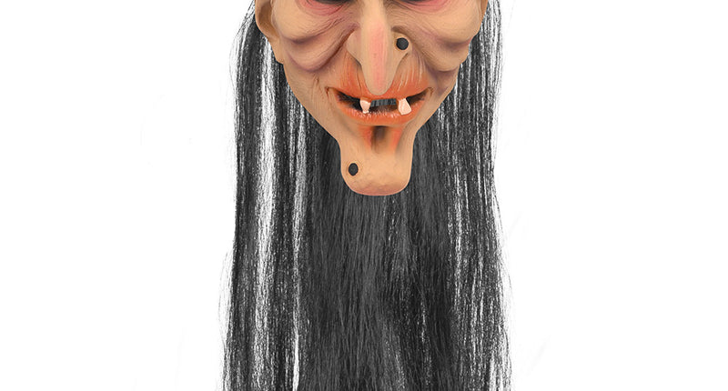 Latex hoofdmasker Creepy butler