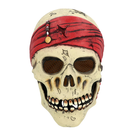 Latex hoofdmasker Piraat Crinson — foto 2