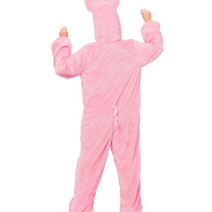 Varken in zacht pluche jumpsuit voor volwassenen sfeerbeeld – verkleedkleding