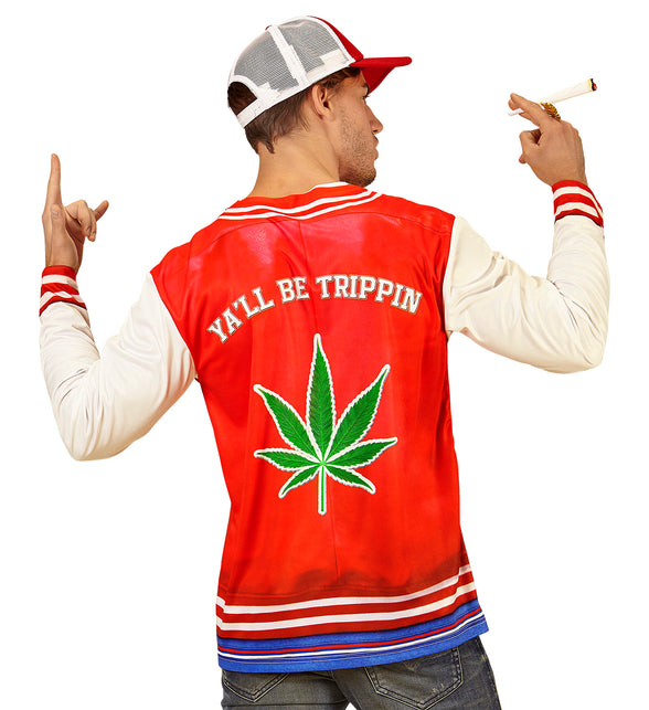 3D hiphop verkleedshirt close-up, gangster rapper print t-shirt