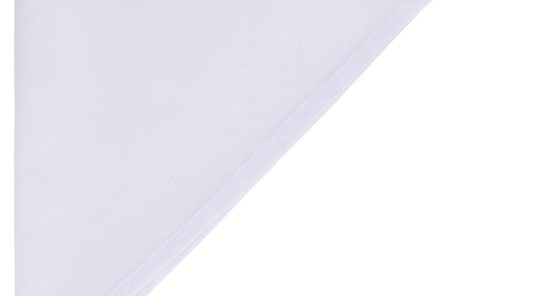 6 witte sjaaltjes set