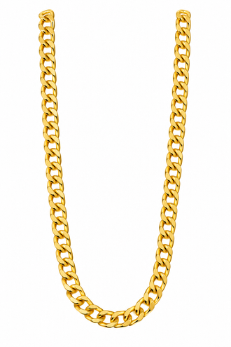 Pimp necklace fake gold fine model