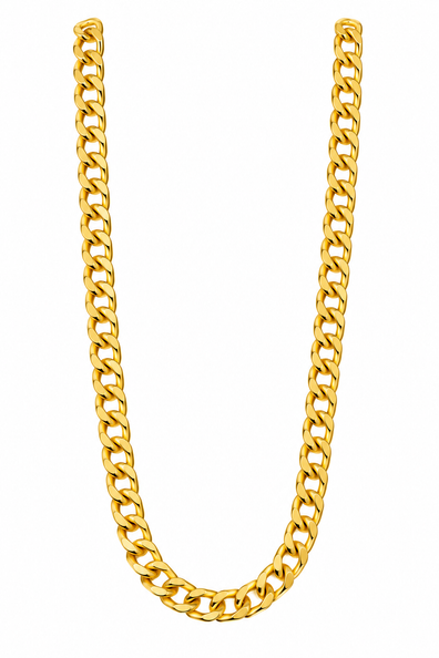 Pimp necklace fake gold fine model