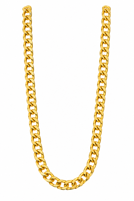 Pimp necklace fake gold fine model