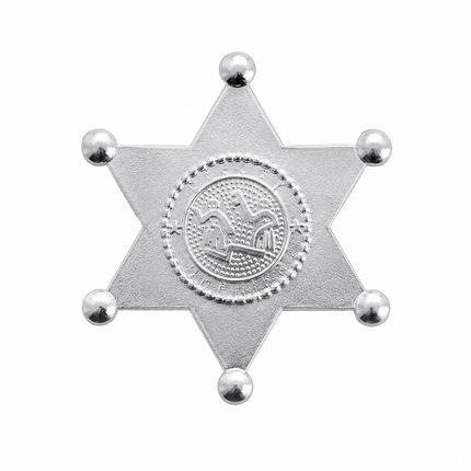 Sheriff star Marco metal gold or silver