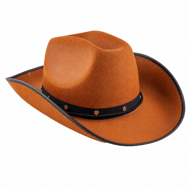 Cowboy hat Glenn in black or brown