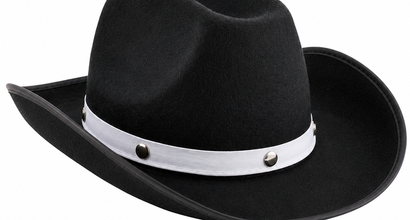 Cowboy hat Glenn in black or brown