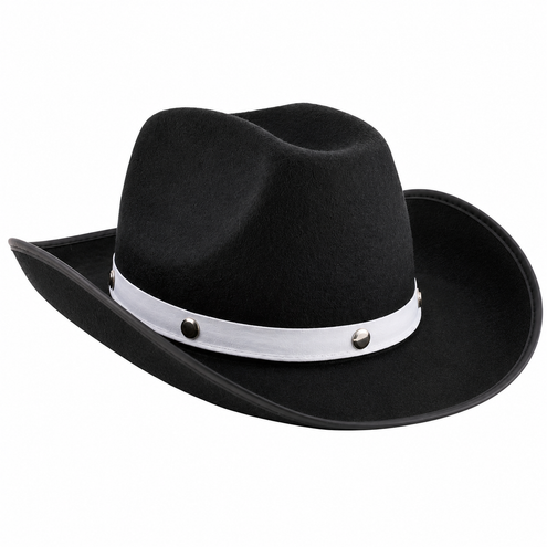 Cowboy hat Glenn in black or brown