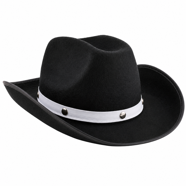 Cowboy hat Glenn in black or brown