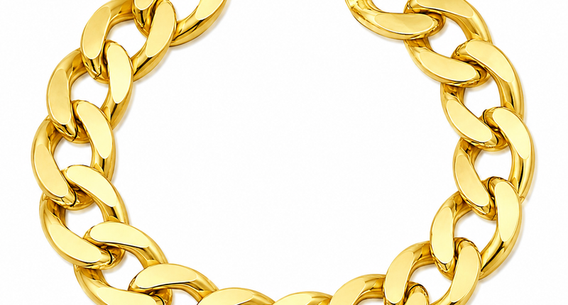 Pimp bracelet fake gold coarse model
