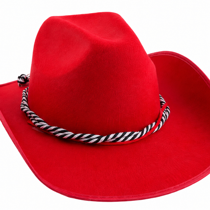 Cowboy hat Martijn in black or brown